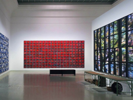 Exhibition of Peter Lajtai, 2018, Kunsthalle Budapest - canvas printing