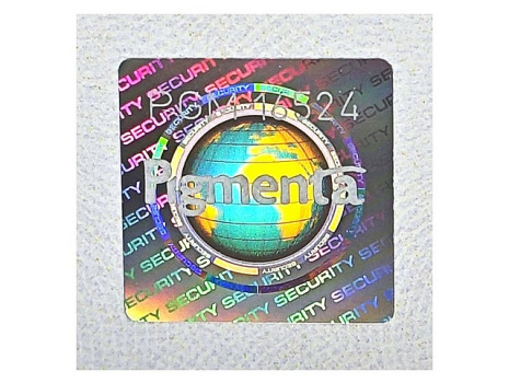 Holographic ID sticker for Giclee Certificate